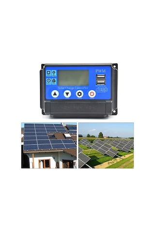 Electric 30a 12v/24v Güneş Şarj Kontrol Cihazı - Fotovoltaik Panel İçin Optimum Şarj