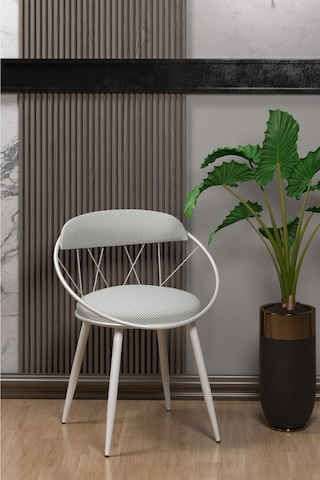 Kagu Eviana Relax Mdf Masa Sandalye Beyaz Ms Kaz Beyaz