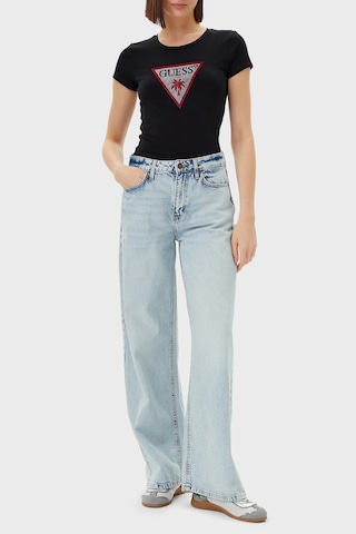 Guess Bayan T Shirt E5gı08 J1314 Jblk Siyah Siyah
