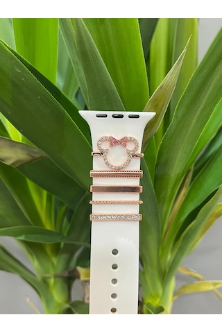 Apple Uyumlu Watch Kordon Aksesuarı Charm Set Mickey