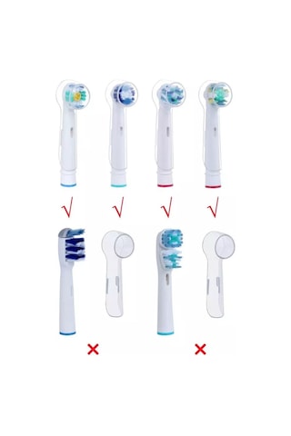 Oral-B Diş Fırçaları için 2 Adet Koruma Kapağı Koruyucu Kapak Diğer