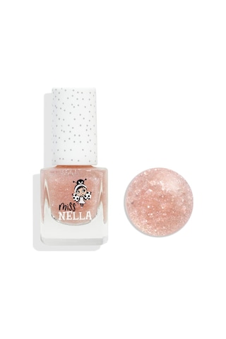 Miss Nella - Pembe Glitter Son Kat Soyulabilir Oje