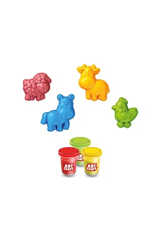 03993 Art Craft Çiftlik Hayvanları Hamur Set 168 Gr -fentoys Çok Renkli