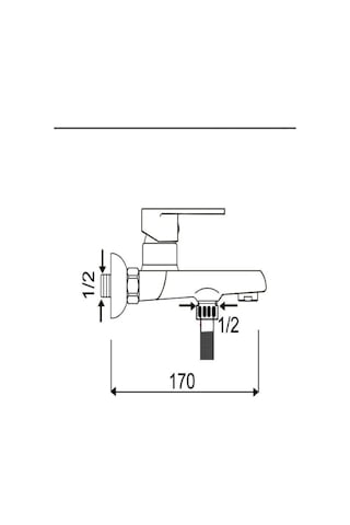 İsaoğlu Yapı Banyo Bataryası Duş Bataryası Silver Gümüş Banyo Musluğu Gümüş