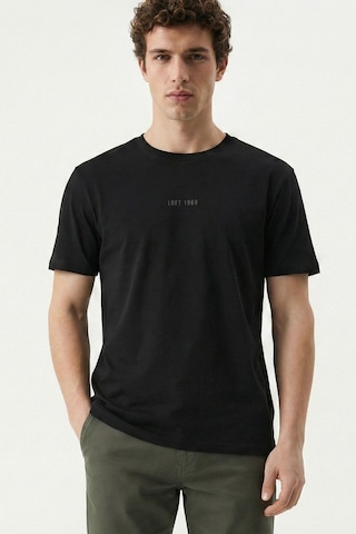 Loft Lf2042271 Erkek Kısa Kol T-shirt Siyah