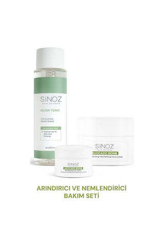 Sinoz Arındırıcı Ve Nemlendirici 3'lü Bakım Seti