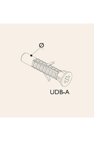 Tuğla Boşluk Dübeli 8Mm 125 Adet