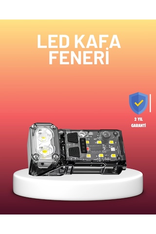 3 Fonksiyonlu Led Far El Feneri Çalışma Lambası Uzun Pil Ömürlü Diğer