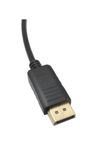 Fortunelane 1.8m Siyah Dp-dvı Hdmı Kablo, 1080p Full Hd, Kolay Bağlantı, Ekran/proje İçin