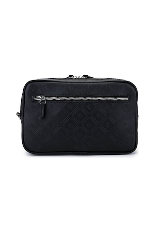 Tamer Tanca Erkek Suni Deri Siyah El Çantası 743 2336 Erk Cnt Sk25-26 Sıyah Mng/fltr Siyah