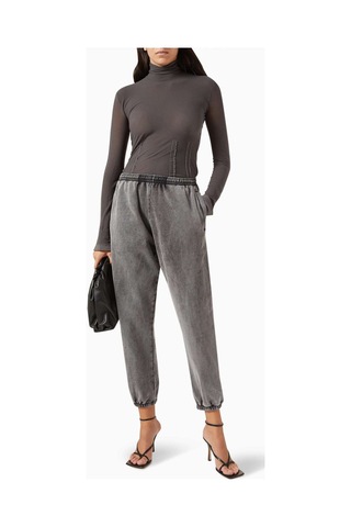 Sweatpants - Organik Pamuk - Esnek Bel - Yan Cepler - Acne Studios Siyah