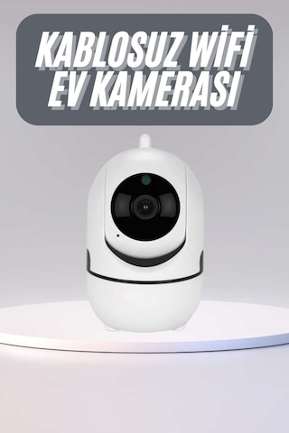 360 Full Hd Akıllı Kamera Hareket Sensörlü Wifi Kamera Çocuk Güvenlik Kamerası