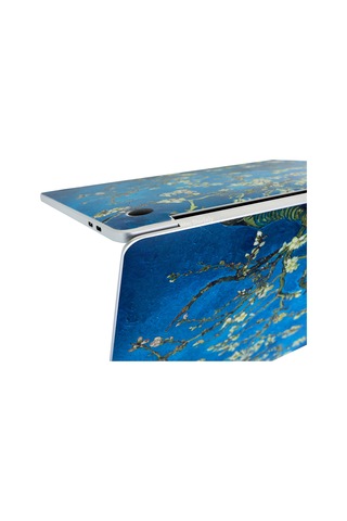Apple Uyumlu MacBook Air M1 Kılıf Flower03nl Yapıştırma Laptop Koruyucu Kaplama Sticker A2337 İle AÇIK YEŞİL