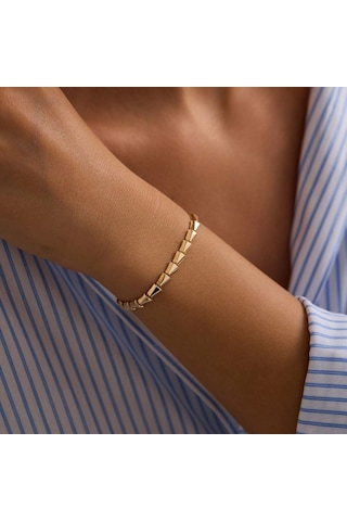 Sembolgold 14 Ayar Srpty Bileklik İtaly 5 Mm 19 Cm T14353 Renkli