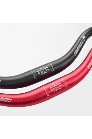 Dofolink Alüminyum Allyuminyum Bisiklet Sapı 31.8mm Çap 700mm Uzunluk 9 Manevra Mountain Bike, Climbing Bike İçin Siyah Düz/sırtlı Seçenekli