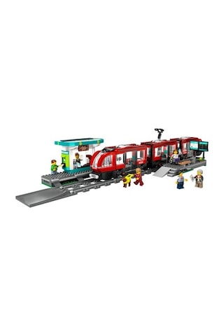 Lego Şehir Merkezi Tramvay İstasyonu 7 Yaş Ve Üzeri İçin Oyun Seti