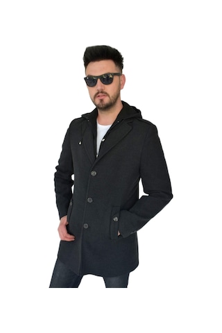 Dynamo Erkek Kaşe Kapüşonlu Kaban 9150 Bgl-st01624 001