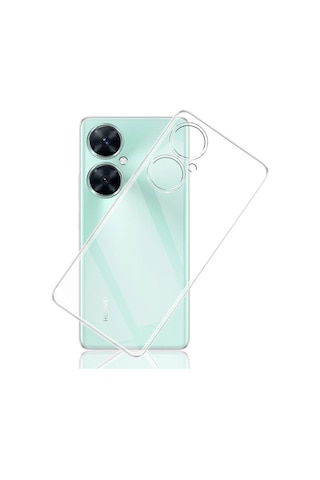 Huawei Nova 11i Kılıf Şeffaf Ve Esnek Süper Silikon Kılıf Şeffaf