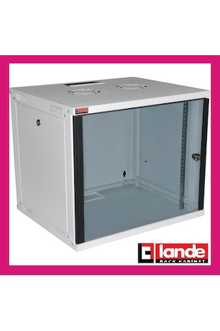 Lande 7U 19" Eurobox Serisi 600X600 Duvar Tipi Kabinet