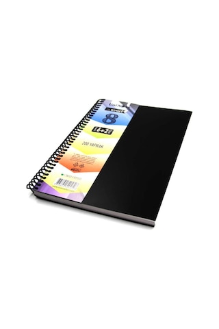 Çınar Im Smart A4 6+2 200 Yaprak Plastik Kapak Spiralli Ayraçlı Defter 62058