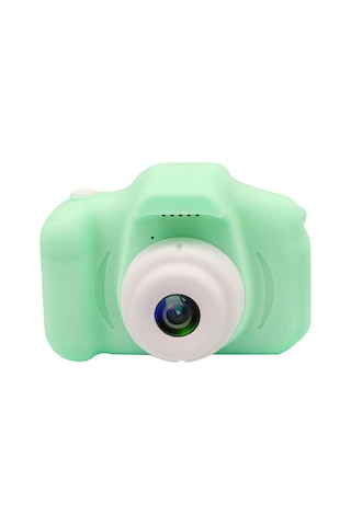 Maiyame 3-12 Yaş Çocuklar İçin 8mp 2" Ekranlı Selfie Kamera - Funny Kareler Ve Stickerlerle Fotoğraf/videografi, Usb Şarjlı Taşınabilir Hediyelik Oyuncak Açık Yeşil Yeşil