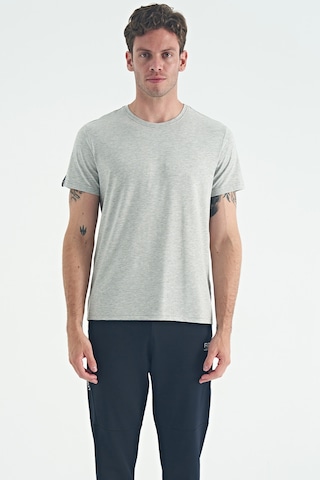 Tommy Life Calvin Gri Melanj Basic Erkek T-shirt - 88245 GRI MELANJ