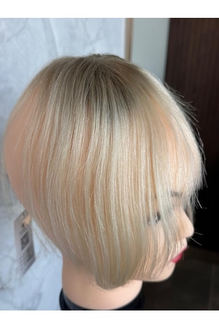 Doğal Görünümlü Tepelik Sarı Ombre Renk Platin Ombre
