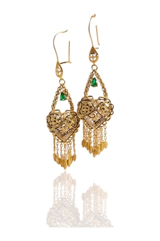 Altın Hint Model Küpe 57990189