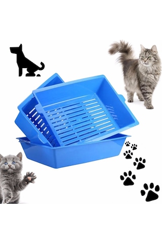 Buffer 3 Aşamalı Elekli Açık Kedi Tuvaleti