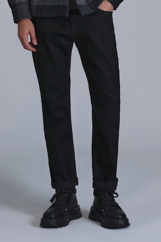 Lufian Anton Smart Jean Erkek Pantolon Slim Fit Siyah Siyah 112200224100100 Siyah