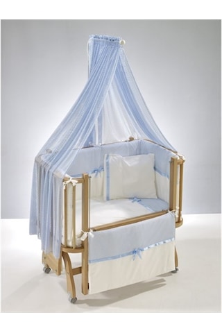 Meltem Kids Mood Mavi Pamuklu Bebek Uyku Seti 50 x 90 CM Mavi