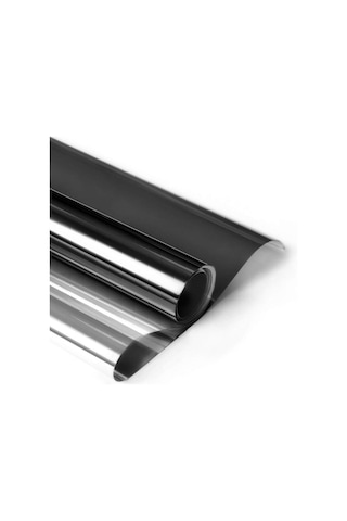 Isı Yalıtımlı Aynalı Siyah Cam Filmi 75 Cm X 6 Metre