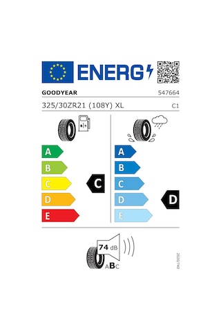 Goodyear 325/30R21 108Y XL Eagle F1 Super Sport NO FP Yaz Lastiği 2021