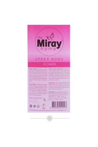 Miray Home Flower Oda ve Kumaş Kokusu 5 L