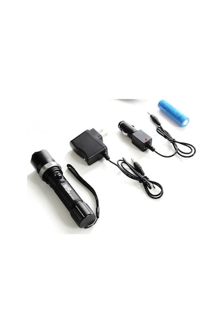 Periboia Polis El Feneri: Zoomlu + Sellektörlü + Şarjlı El Feneri Karışık/çok Renkli Çok Renkli