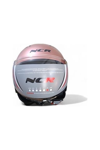 Ncr 230 Ece 22/06 Belgeli Çenesiz Kask Rose