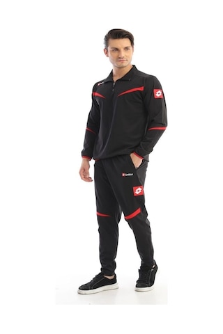 Eşofman Takımı, Lotto Suit Team Ant Pl Black/red, N8162 L Siyah - Kırmızı