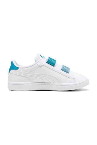 Puma Smash 3.0 L Glıtter Çocuk Ayakkabı 395609 08 Beyaz