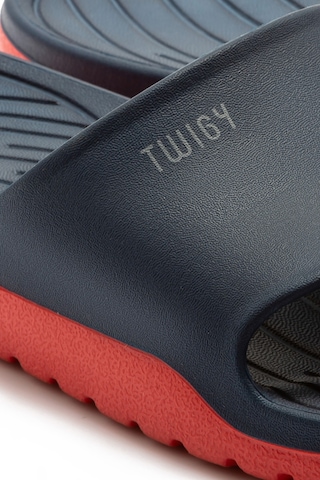 Twigy Demba Erkek Terlik Lacivert Kırmızı 40/45 DD0567 Kırmızı - Lacivert