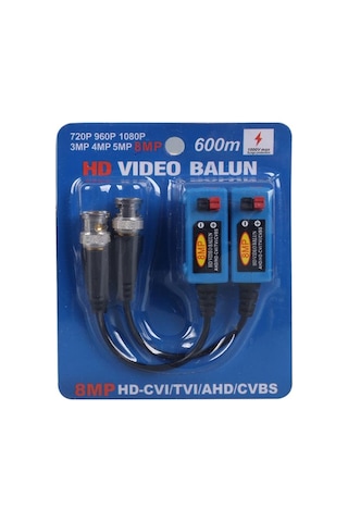 Pm-3893 8mp Max 600 Metre Hd-tvı/cvı/ahd/cvbs Hd Video Balun