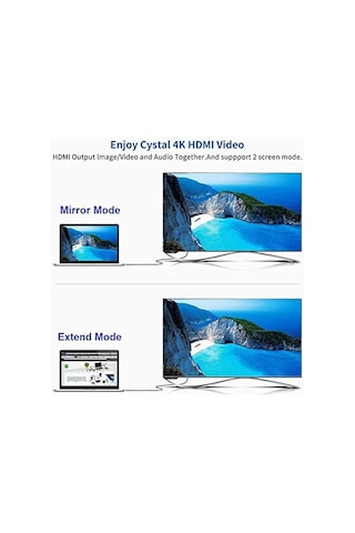 Usb C To Hdmı Kablo - 4k60hz, Hdr, Hdcp 2.3, Thunderbolt 5/4/3, Dex Mode, 2 Metre Chd20b-pro