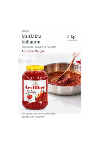 Acı Biber Salçası 5 kg - Bidon Ambalaj