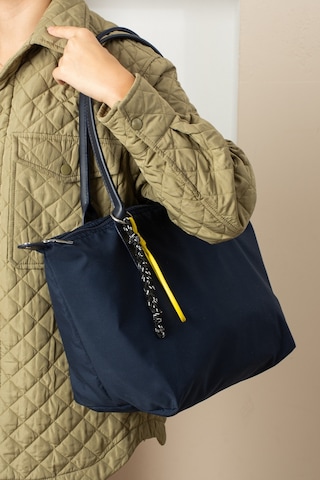 Orijinal Geniş Hacimli Su Geçirmez Paraşüt Kumaş Shopper Trend Ve Şık Büyük Boy Omuz Ve Kol Çantası Lacivert
