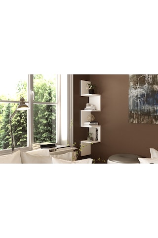 Yurudesign Shelf R9 Modern Duvar Rafı Kitaplık