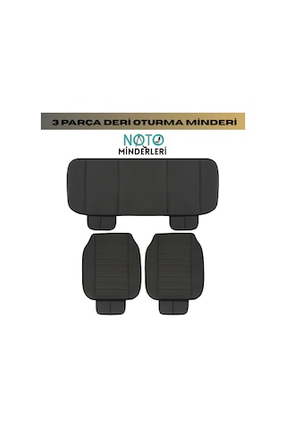 Renault Megane Araçlara Uyumlu Premium Deri 3 Parça Oto Koltuk Minderi Araca Uyumlu 4 Mevsim Kolay Montaj 66199497