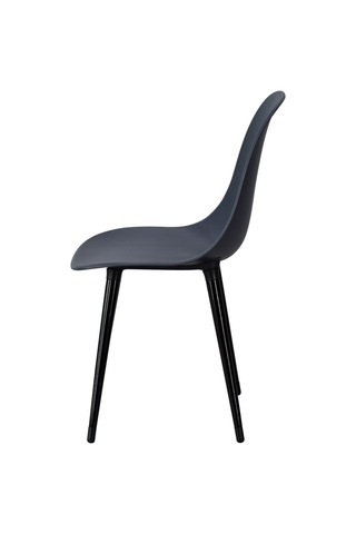 Vilinze Eames Siyah Ahşap Ayak Plastik Füme Sandalye Eames-beyaz Füme - Siyah