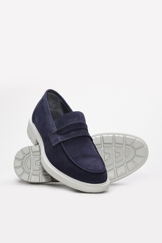 Fast Step Hakiki Deri Erkek Casual Ayakkabı 214ma4091 Lacivert