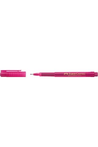Faber Castell 1554 Broadpen Keçeli Kalem İnce Uç 0.8 Mm Pembe