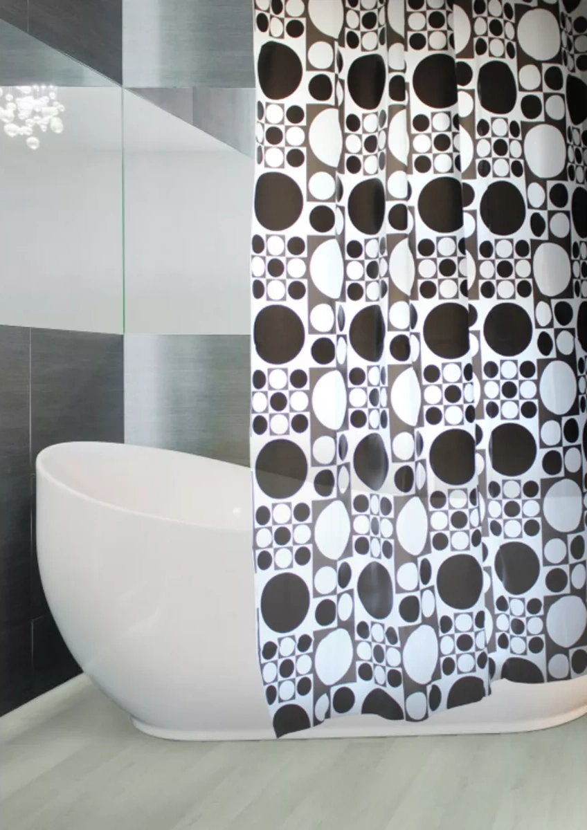 Frap Banyo Perdesi 180x180 Siyah 84030024 Siyah