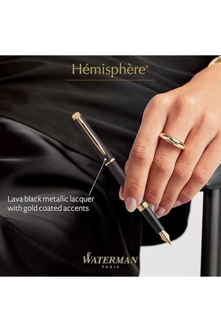 Hemisphere 25 Metalik Siyah Gt Dolma Kalem Genel